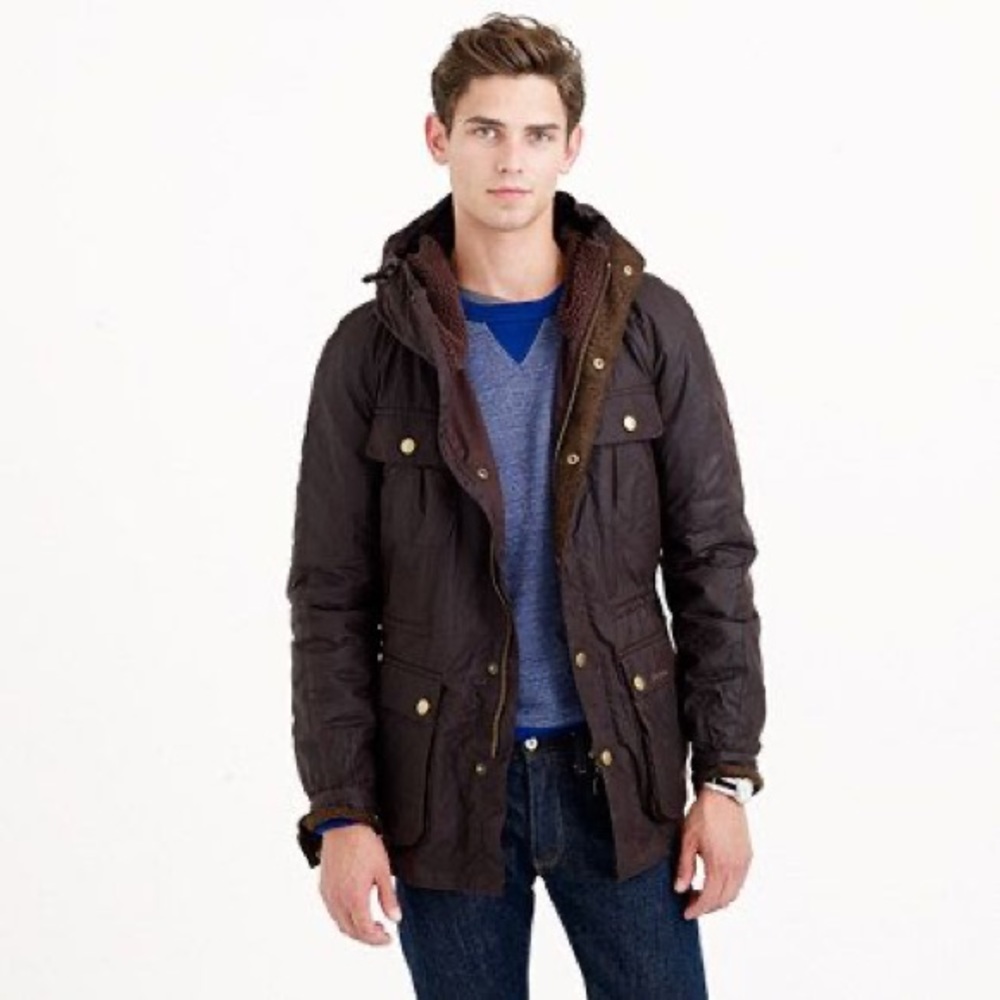 Barbour Northolt Waxed Coat with Fleece Lining